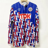 Long sleeve 1990 Ajax Away Retro Jersey Thailand Quality