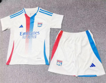 Kids kit 24-25 Olympique Lyonnais home Thailand Quality
