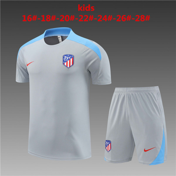 Kids kit 24-25 Atletico Madrid (Training clothes) Thailand Quality