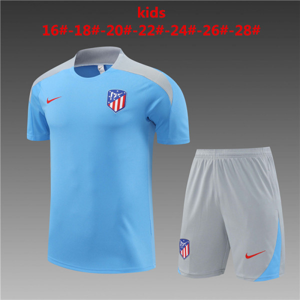 Kids kit 24-25 Atletico Madrid (Training clothes) Thailand Quality