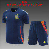 Kids kit 2024 Spain (Training clothes) Thailand Quality