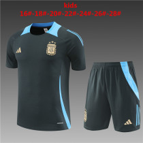 Kids kit 2024 Argentina (Training clothes) Thailand Quality