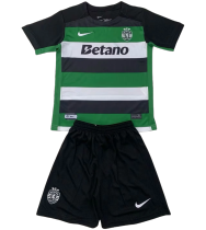 24-25 Sporting Lisbon hone Set.Jersey & Short High Quality