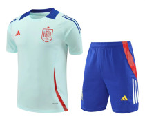 24-25 Spain (Training clothes) Adult Jersey & Short Set Quality