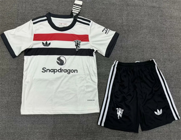 Kids kit 24-25 Manchester United Third Away Thailand Quality