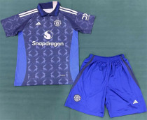 24-25 Manchester United Away Set.Jersey & Short High Quality
