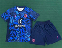24-25 Atletico Madrid Away Set.Jersey & Short High Quality