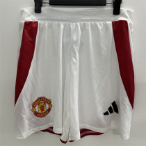 24-25 Manchester United home (Player Version) Soccer shorts Thailand Quality