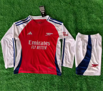 Long sleeve Kids kit 24-25 Arsenal home Thailand Quality