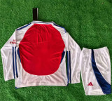 Long sleeve Kids kit 24-25 Arsenal home Thailand Quality