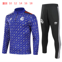 Young 24-25 Real Madrid (Purple) Sweater tracksuit set
