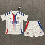 Kids kit 24-25 Olympique Lyonnais home Thailand Quality