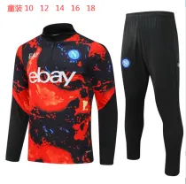 Young 24-25 SSC Napoli (Red and Black) Sweater tracksuit set