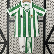Kids kit 95-97 Real Betis home (Retro Jersey) Thailand Quality