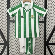 Kids kit 95-97 Real Betis home (Retro Jersey) Thailand Quality