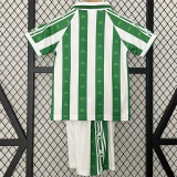 Kids kit 95-97 Real Betis home (Retro Jersey) Thailand Quality