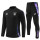 2024 Germany (black) Adult Sweater tracksuit set Training Suit