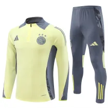 24-25 Ajax (Light yellow) Adult Sweater tracksuit set Training Suit
