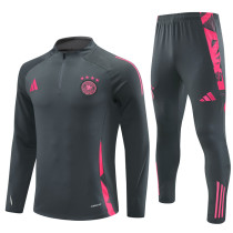 2024 Germany (dark grey) Adult Sweater tracksuit set Training Suit