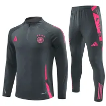2024 Germany (dark grey) Adult Sweater tracksuit set Training Suit