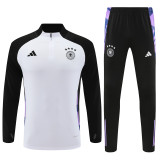 2024 Germany (white) Adult Sweater tracksuit set Training Suit