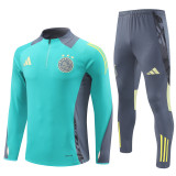 24-25 Ajax (green) Adult Sweater tracksuit set Training Suit