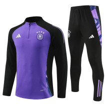 2024 Germany (Purple) Adult Sweater tracksuit set Training Suit