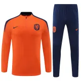 Player Version 2024 Netherlands (orange) Adult Sweater tracksuit set Training Suit