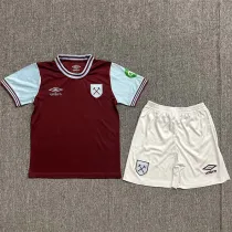 Kids kit 24-25 West Ham United home Thailand Quality