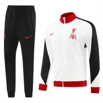 24-25 Liverpool (White) Jacket Adult Sweater tracksuit set Training Suit