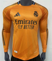 Long sleeve 24-25 Real Madrid Away Player Version Thailand Quality
