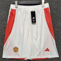 24-25 Manchester United home Soccer shorts Thailand Quality