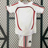 Kids kit 06-07 AC Milan Away (Retro Jersey) Thailand Quality