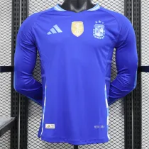 Long sleeve 2024 Argentina Away Player Version Thailand Quality