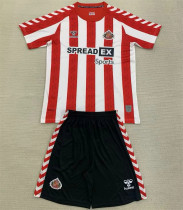 24-25 Sunderland AFC home Set.Jersey & Short High Quality