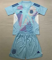 Kids kit 2024 Germany (Goalkeeper) Thailand Quality