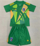 Kids kit 2024 Italy (Goalkeeper) Thailand Quality