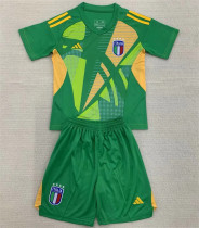 Kids kit 2024 Italy (Goalkeeper) Thailand Quality