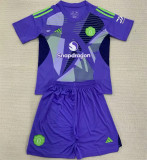 Kids kit 24-25 Manchester United (Goalkeeper) Thailand Quality