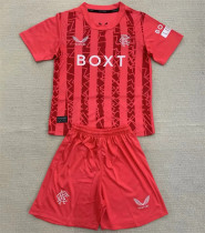 Kids kit 24-25 Rangers Goalkeeper(BOXT) Thailand Quality
