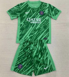 Kids kit 24-25 Paris Saint-Germain (Goalkeeper) Thailand Quality