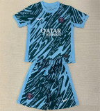 Kids kit 24-25 Paris Saint-Germain (Goalkeeper) Thailand Quality