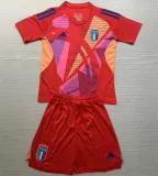 Kids kit 2024 Italy (Goalkeeper) Thailand Quality