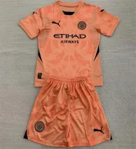 Kids kit 24-25 Manchester City (Goalkeeper) Thailand Quality