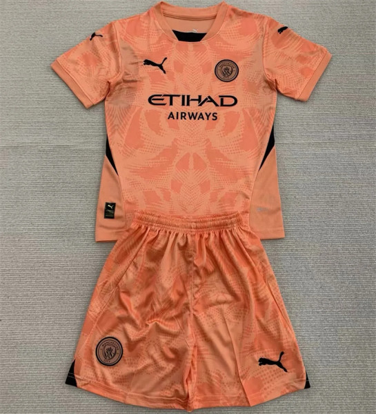 Kids kit 24-25 Manchester City (Goalkeeper) Thailand Quality