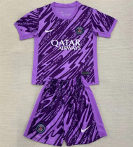 Kids kit 24-25 Paris Saint-Germain (Goalkeeper) Thailand Quality