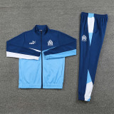 24-25  Marseille (blue) Jacket Adult Sweater tracksuit set