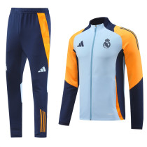 24-25 Real Madrid (Light Blue) Jacket Adult Sweater tracksuit set