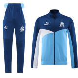 24-25  Marseille (blue) Jacket Adult Sweater tracksuit set
