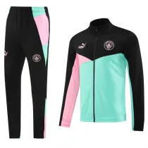 24-25 Manchester City (Black green) Jacket Adult Sweater tracksuit set